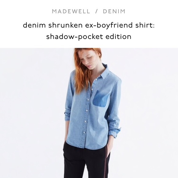 Madewell Shrunken Shadowpocket Denim 